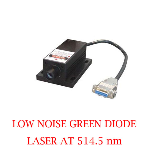 Easy Operating 514.5nm Low Noise Green Laser 1~50mW